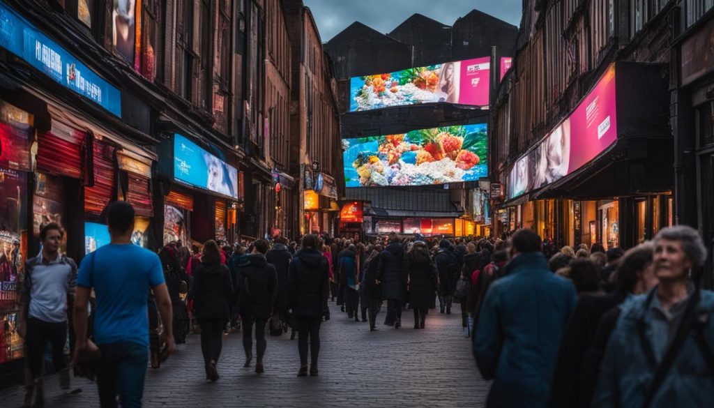 Outdoor LED screen in Dundalk