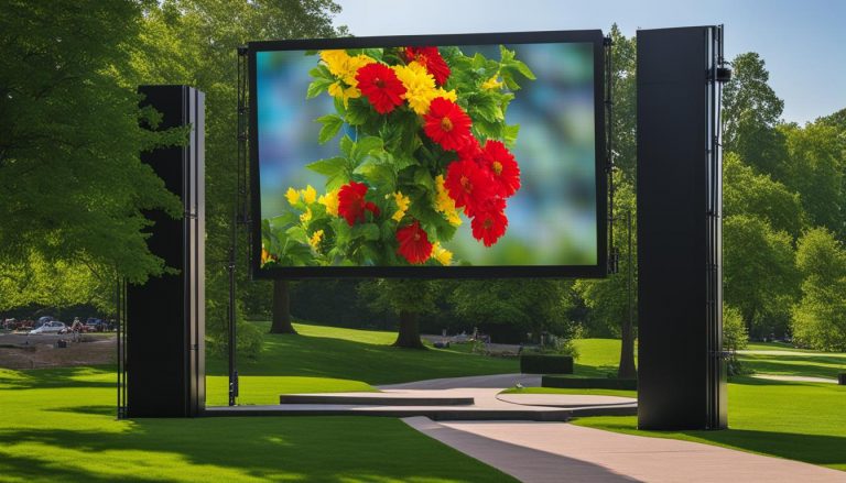 Outdoor LED screen in Eden Prairie