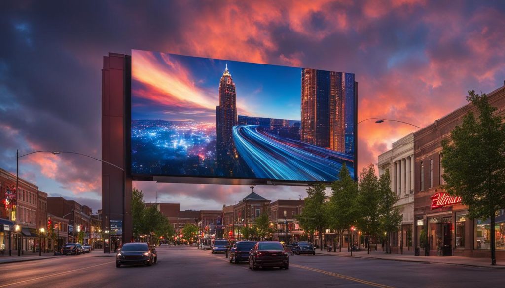 Outdoor LED screen in Elyria