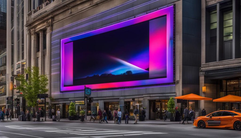 Outdoor LED screen in Euclid