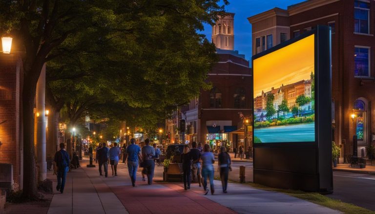 Outdoor LED screen in Frederick