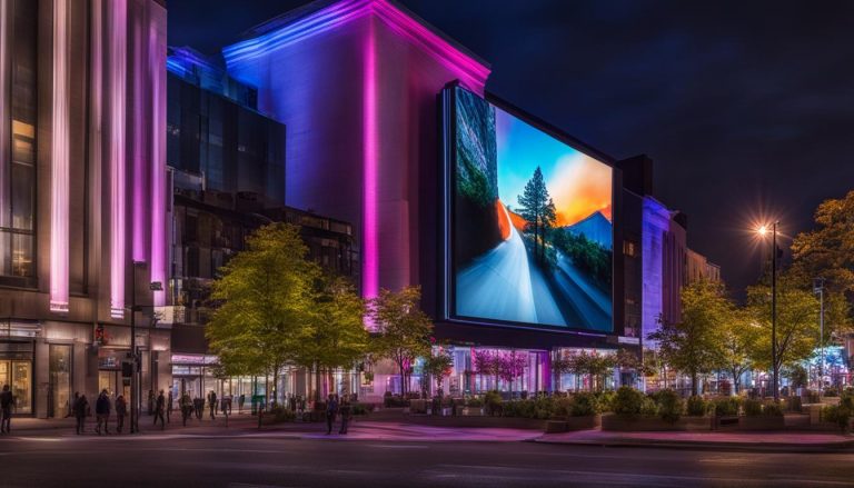 Outdoor LED screen in Germantown