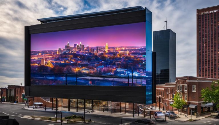 Outdoor LED screen in Greensburg