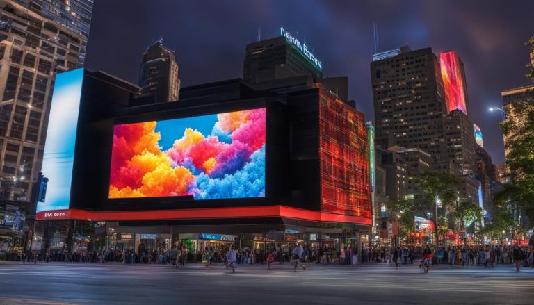 Outdoor LED screen in Jackson