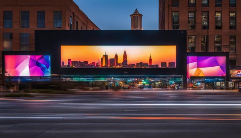 Outdoor LED screen in Lorain