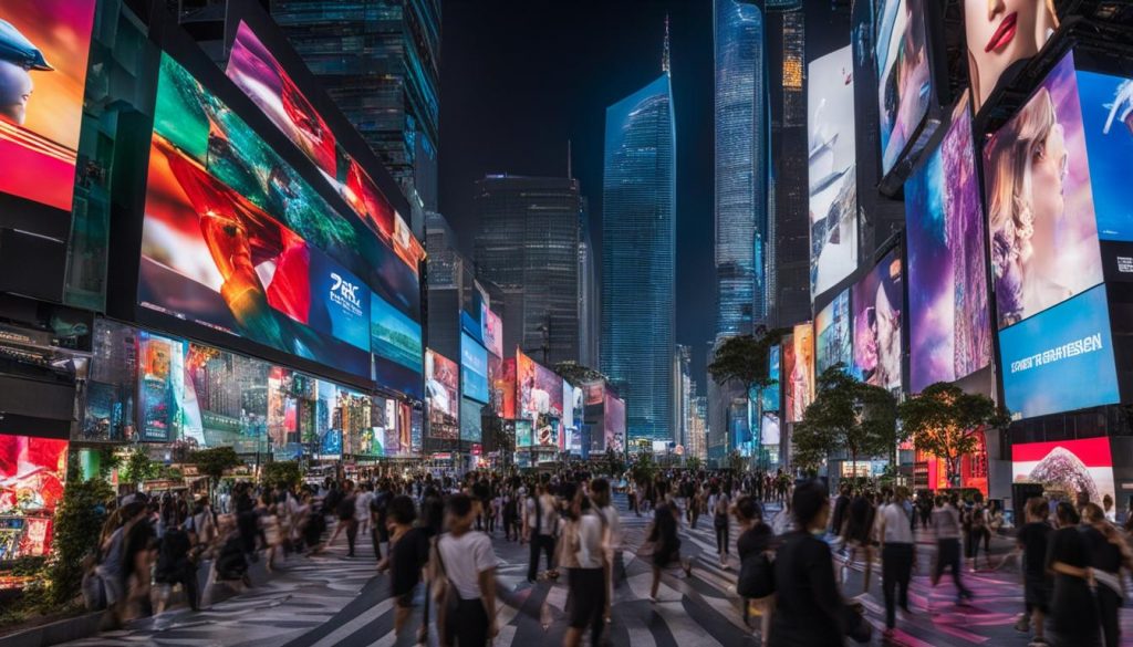 Outdoor LED screen in New Berlin