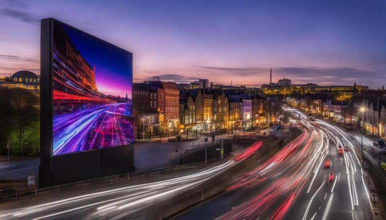 Outdoor LED screen in Severn