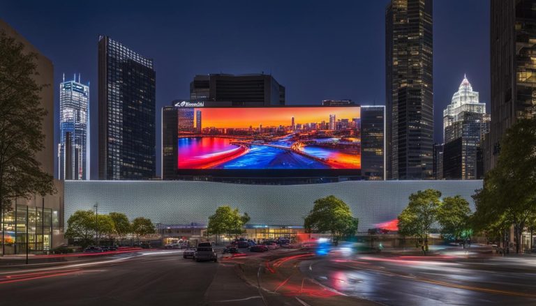 Outdoor LED screen in Southfield