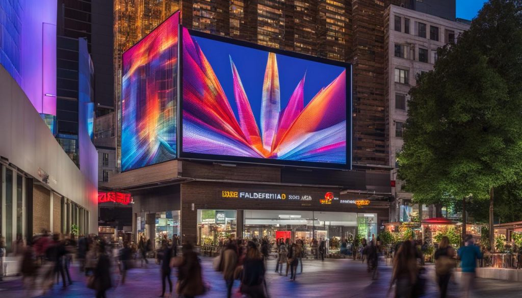 Outdoor digital signage Filadelfia