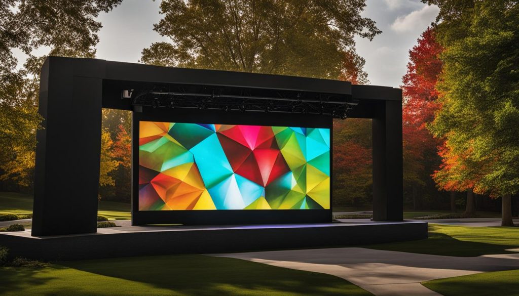 Outdoor led screen