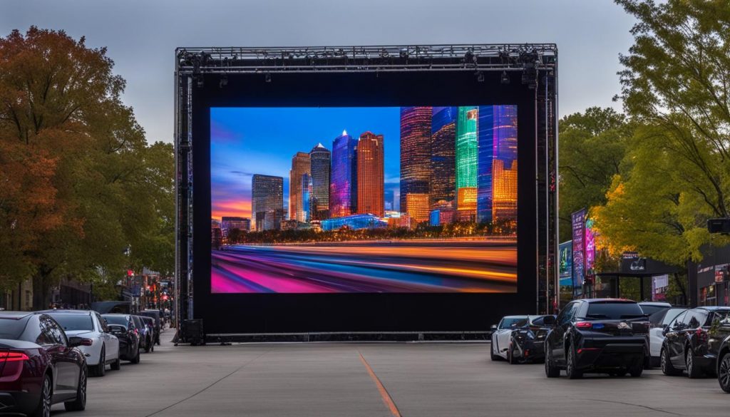 Portable LED Screen in Clinton Township