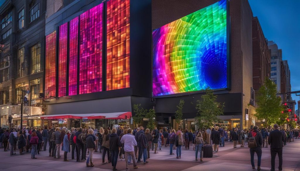 Portable LED Wall in Lansing