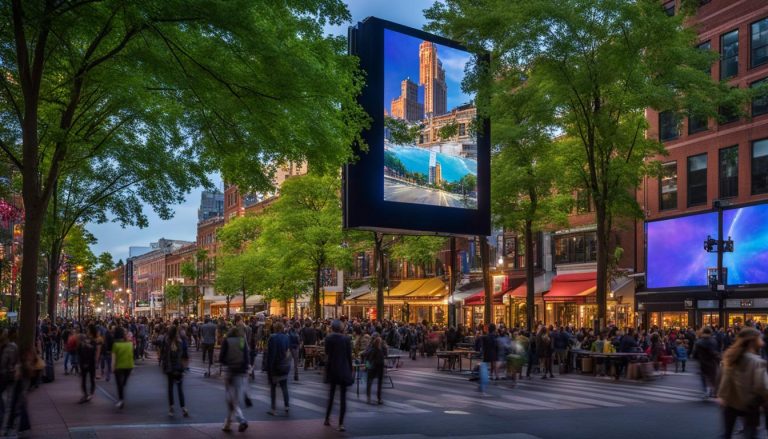 Portable LED wall in Ann Arbor