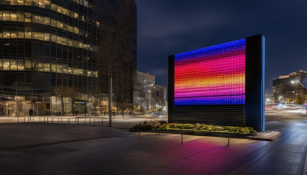 Portable LED wall in Flint