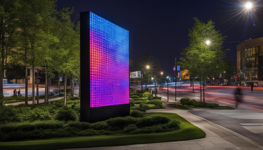 Portable LED wall in Southfield