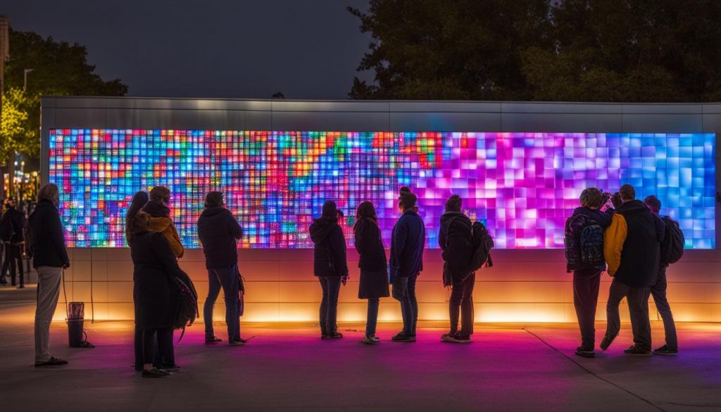 Portable LED wall in Sterling Heights