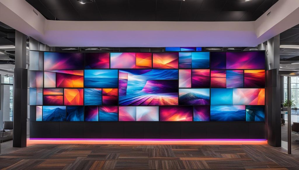 Professional LED video wall services Severn