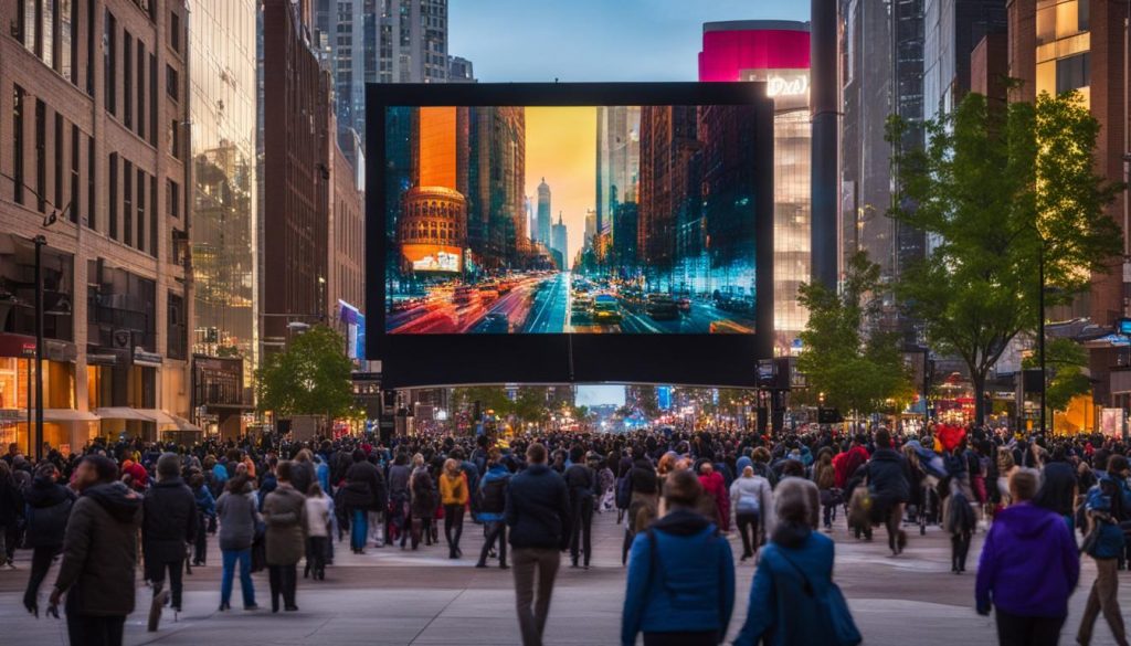 Vibrant Displays with Outdoor LED Screen in Dearborn