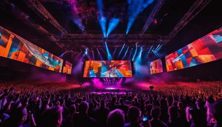 Video walls for concerts in Detroit