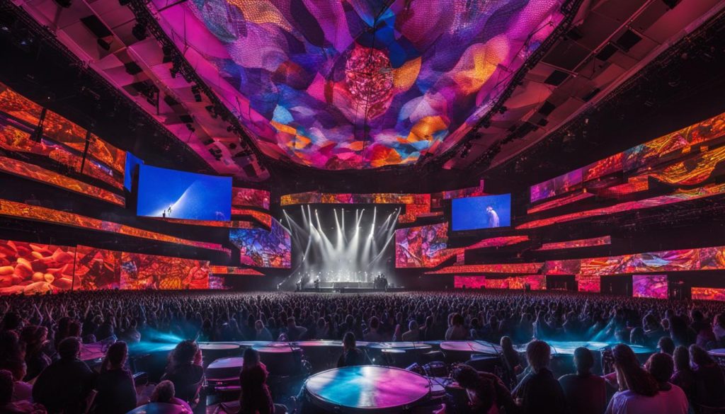 Video walls for concerts in Kalamazoo