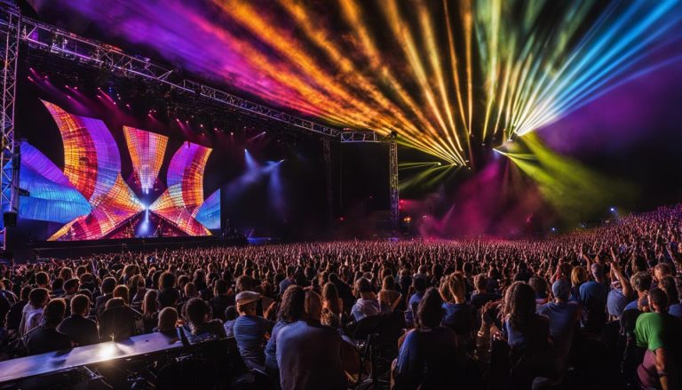 Video walls for concerts in Pontiac