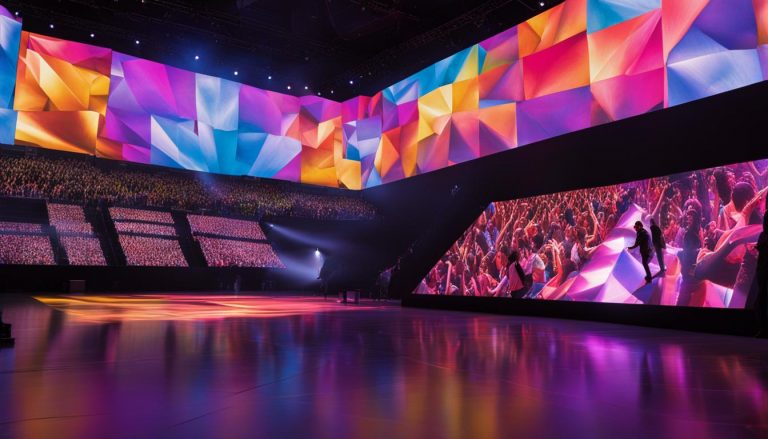 Video walls for concerts in Westland