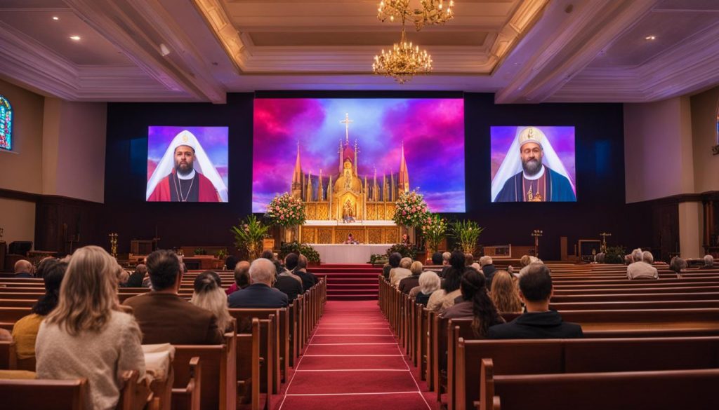 affordable LED display for churches in Erie