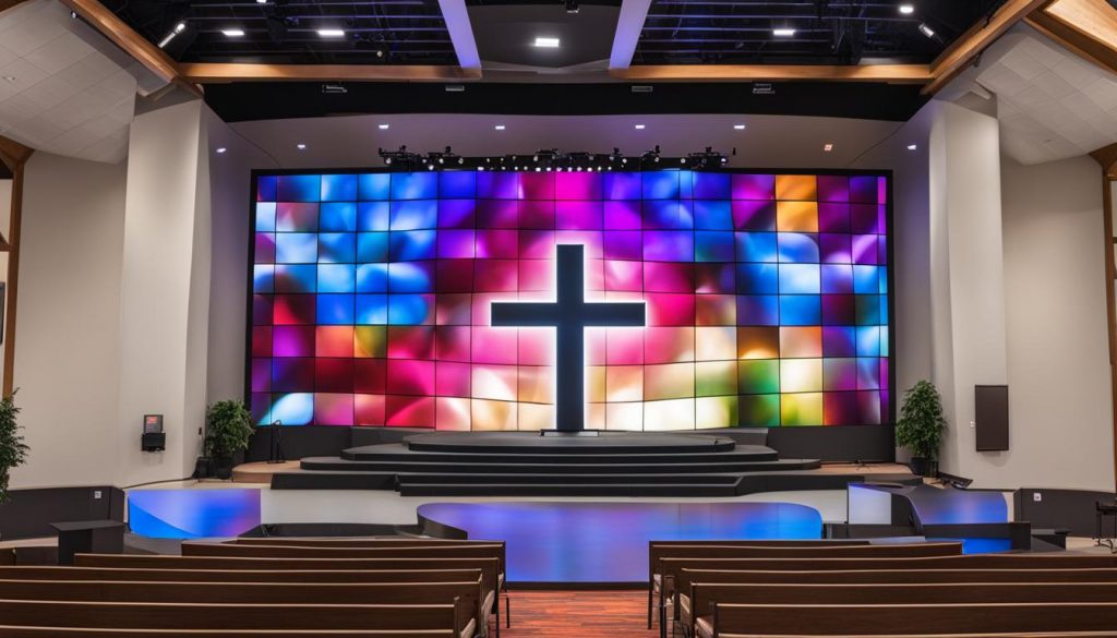 affordable LED wall options for worship spaces