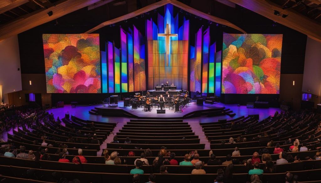 church LED display