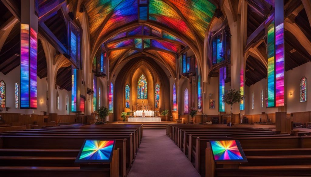 church LED screen