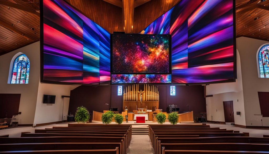 church LED screen supplier in Dayton