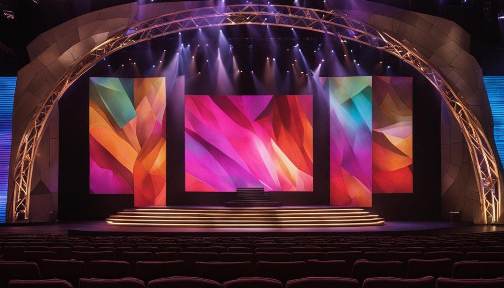 church stage LED wall