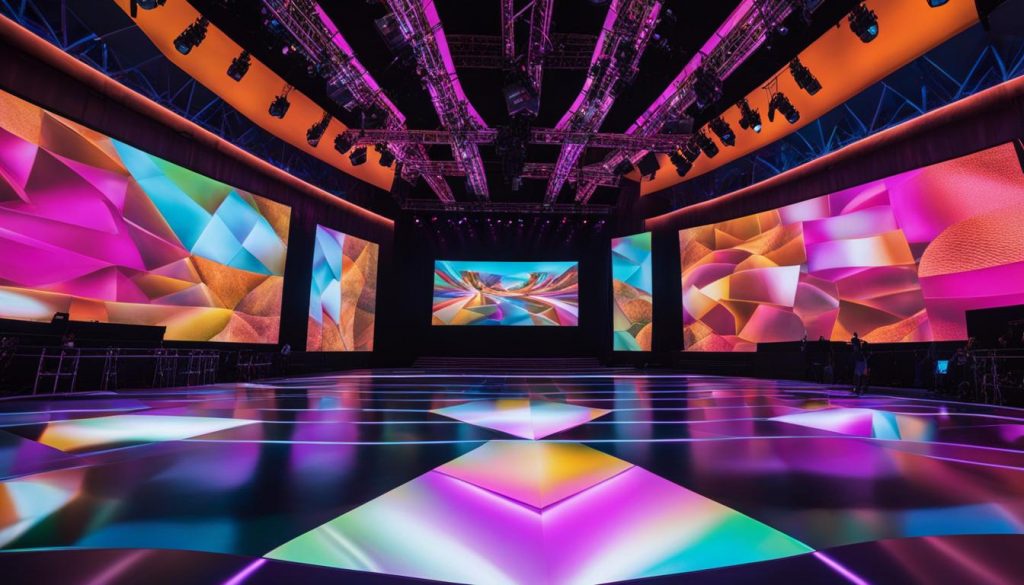 concert video walls