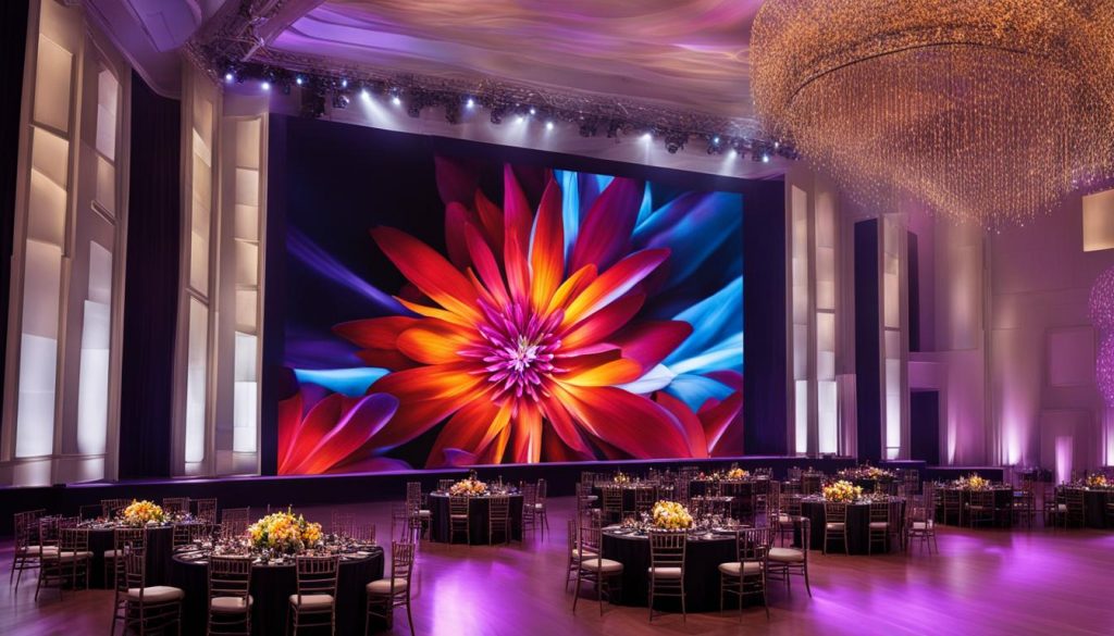 cutting-edge LED video wall technology