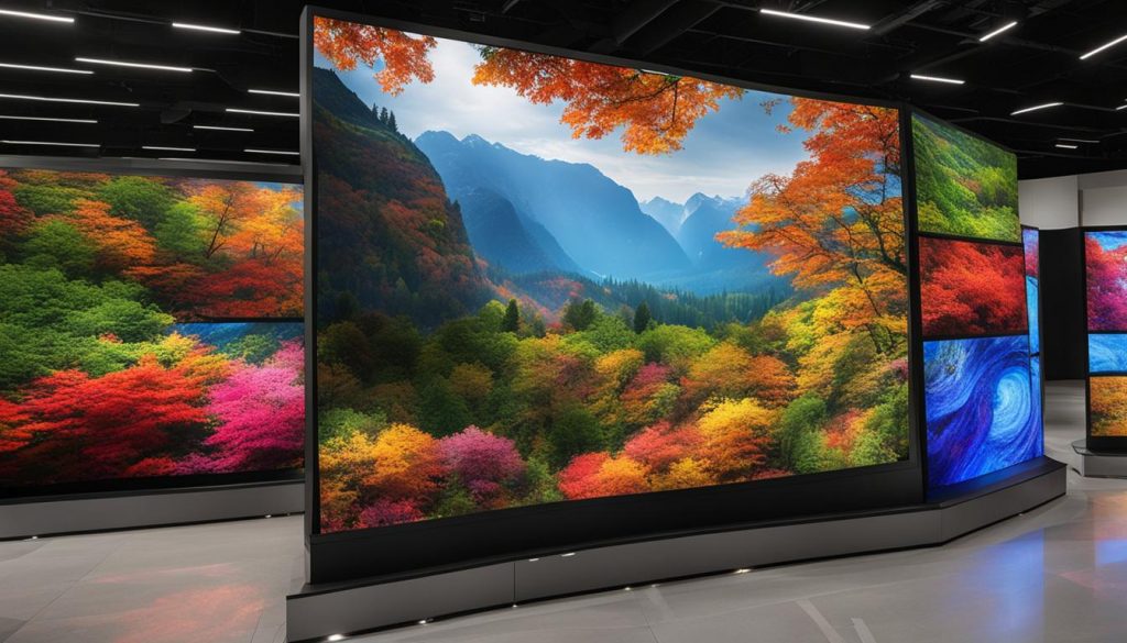 cutting-edge LED video walls