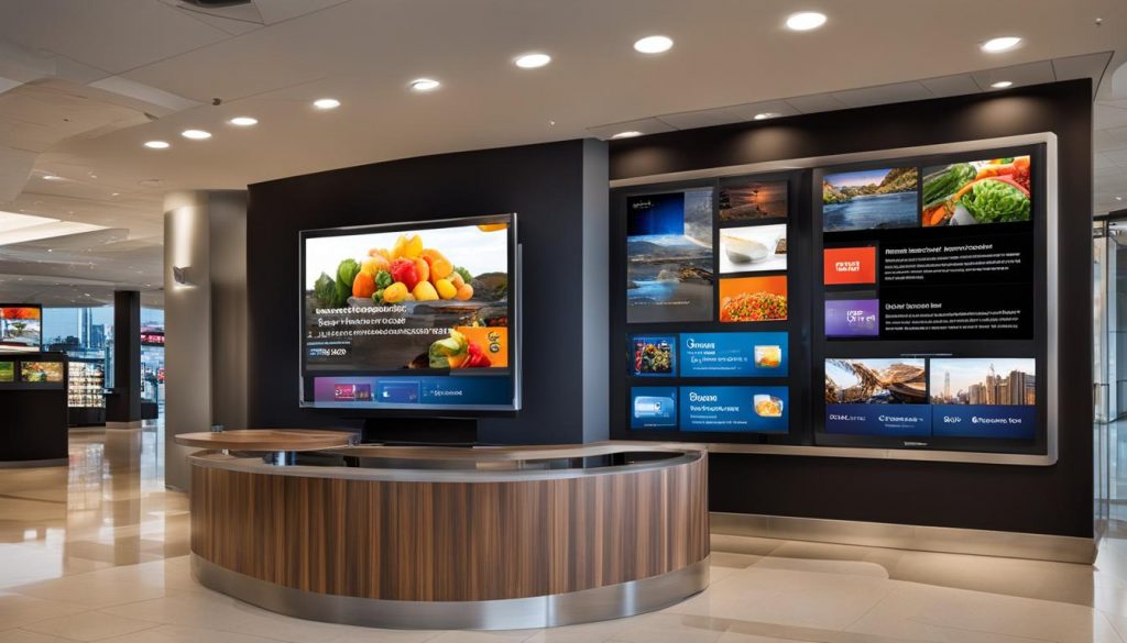 digital signage companies Newark