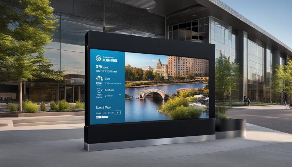 digital signage technology in Edina