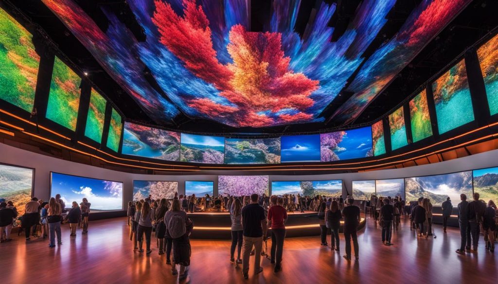 high-quality LED video walls in action