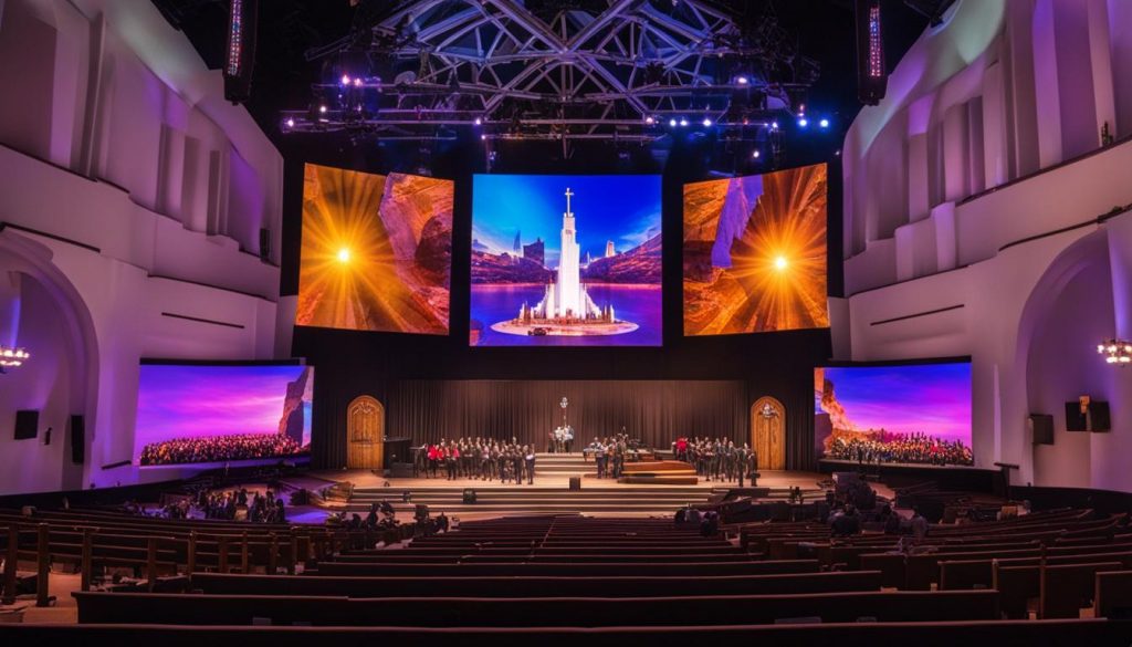 high-quality church video screens Columbus