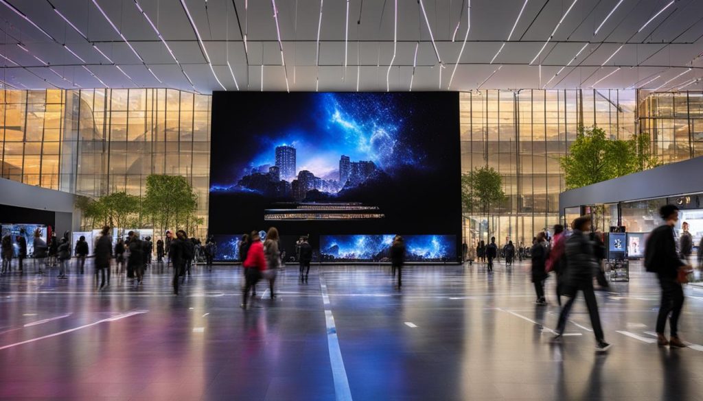 immersive video walls