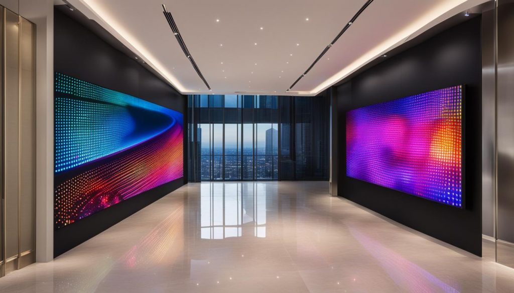 indoor LED wall