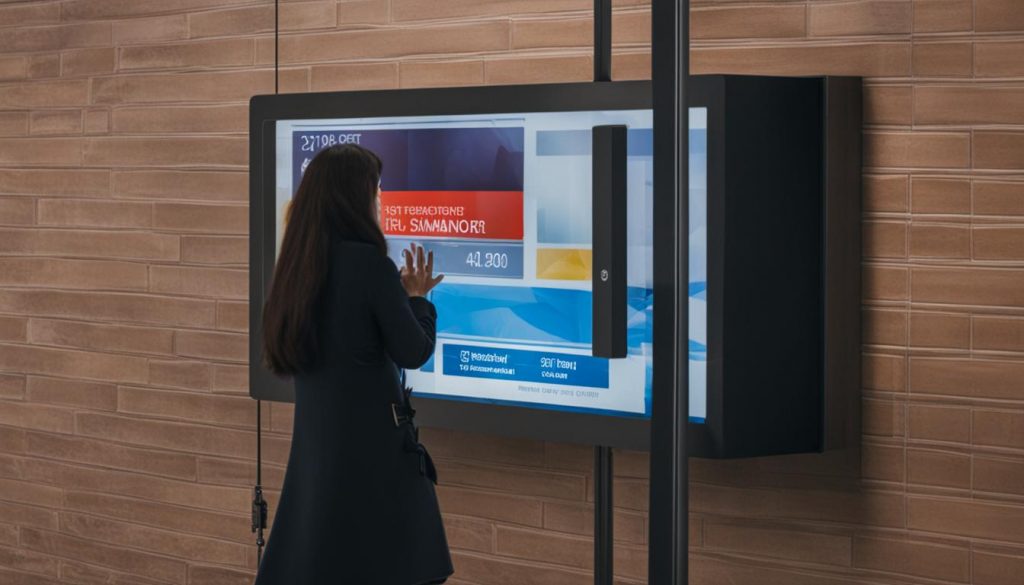 interactive digital signage