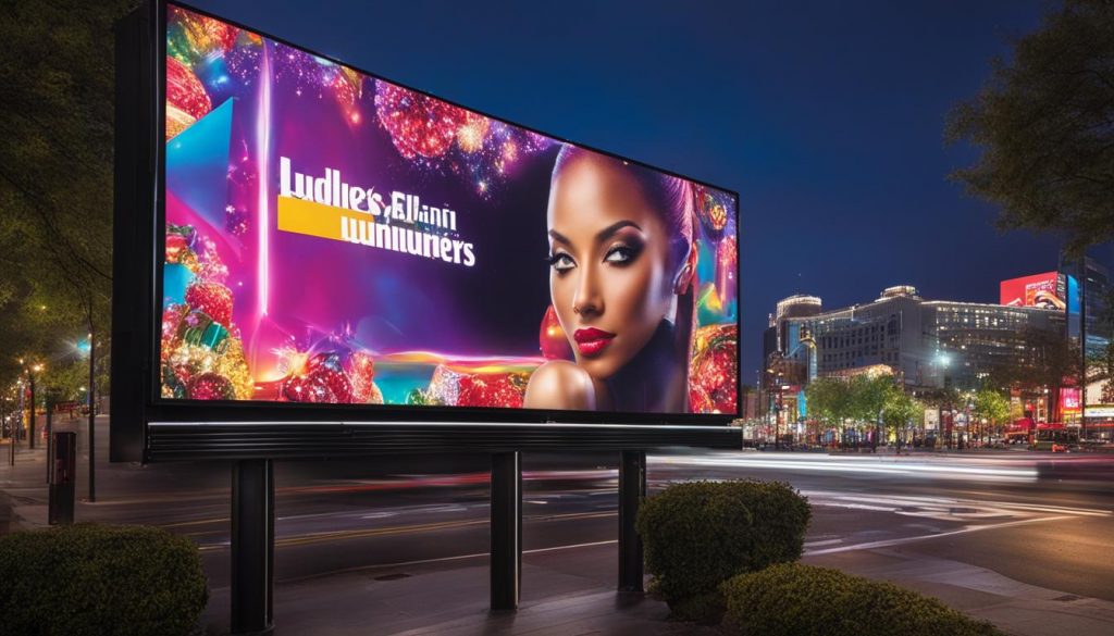 outdoor LED billboard