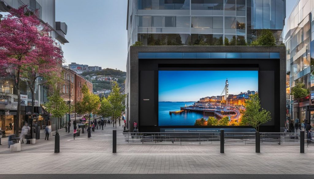 outdoor LED display Plymouth