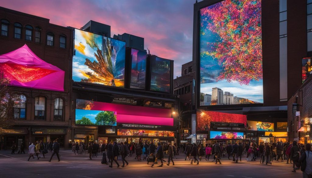 outdoor LED display in Rochester