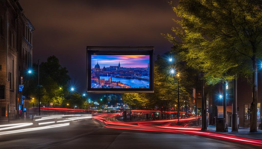 outdoor LED display in Toledo