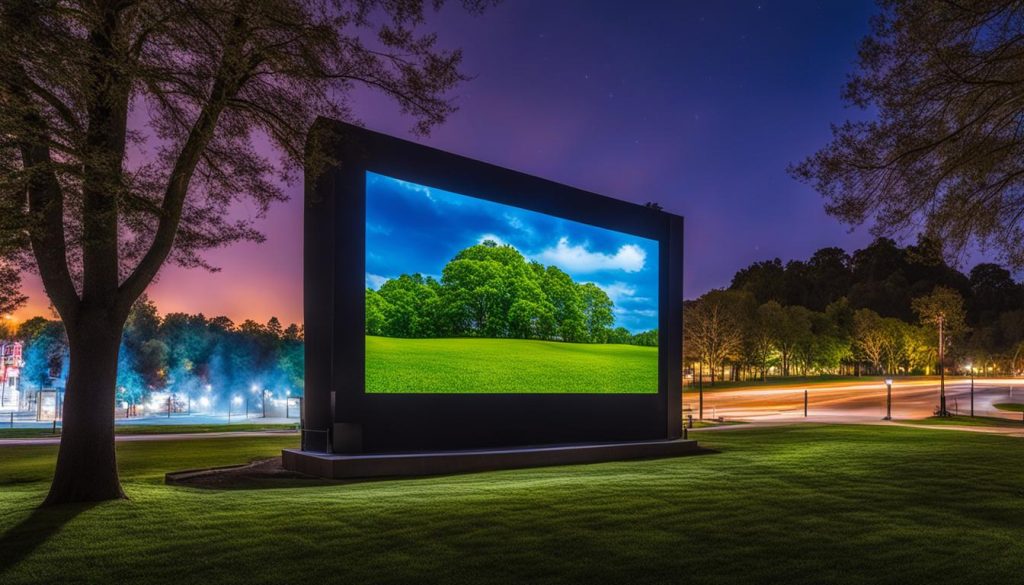 outdoor LED screen