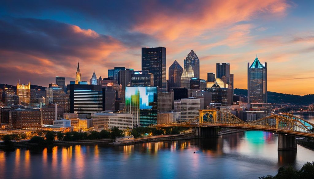 outdoor LED screen in Pittsburgh