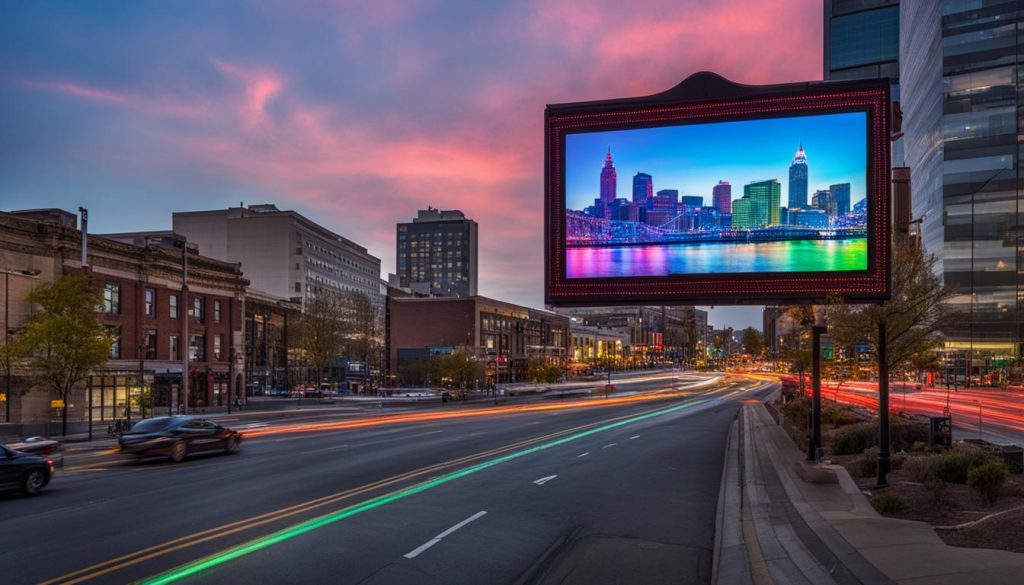 outdoor LED screen in Scranton