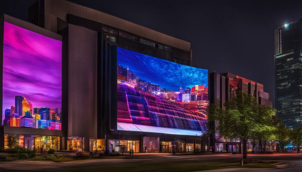 outdoor LED screen panels